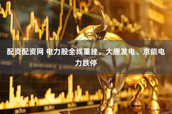 配资配资网 电力股全线重挫，大唐发电、京能电力跌停